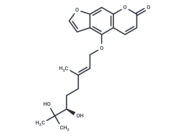 6',7'-Dihydroxybergamottin Chemical Structure