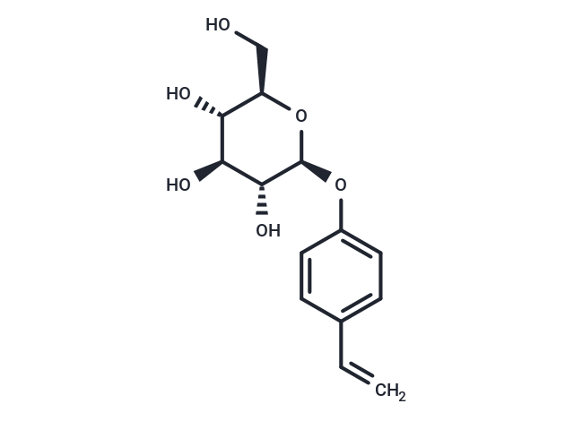 TargetMol Chemical Structure p-Vinylphenyl O-beta-D-glucopyranoside