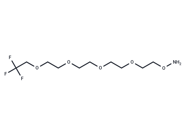 1,1,1-Trifluoroethyl-PEG4-aminooxy Chemical Structure