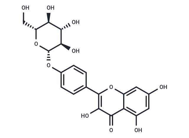TargetMol Chemical Structure Kaempferol-4'-O-beta-D-glucopyranoside