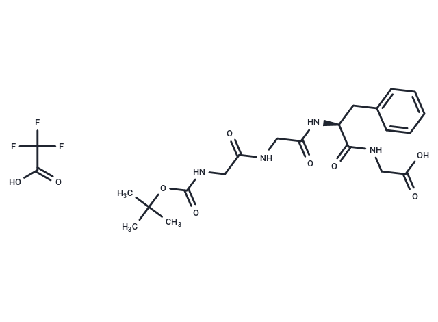 TargetMol Chemical Structure Boc-Gly-Gly-Phe-Gly-OH TFA