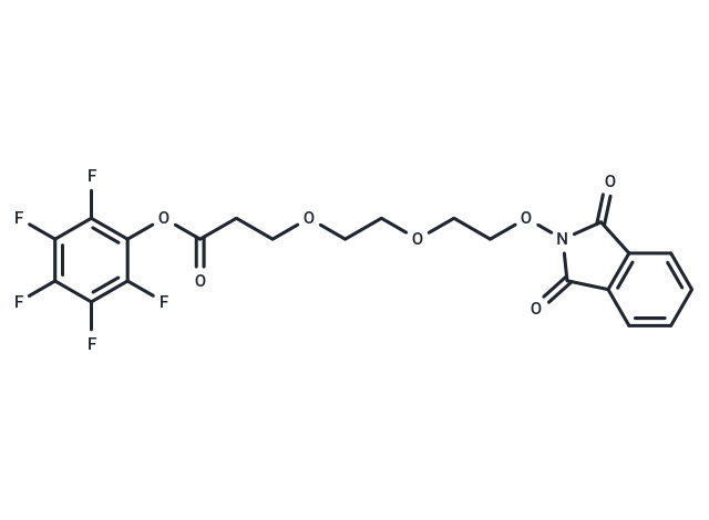 NHPI-PEG2-C2-Pfp ester Chemical Structure