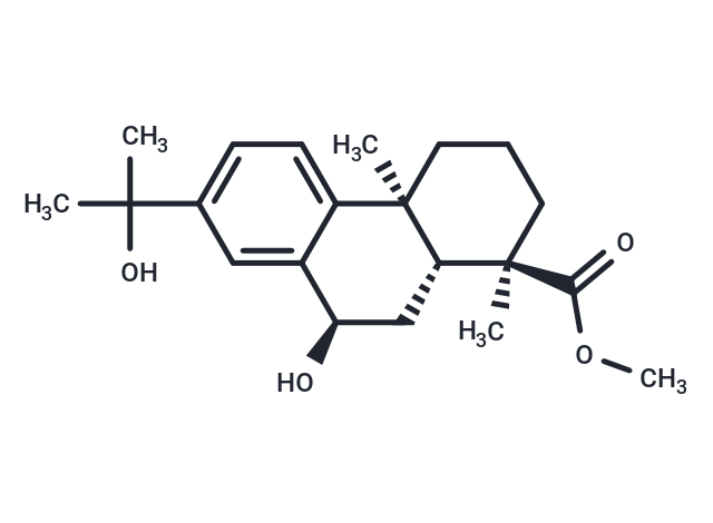 TargetMol Chemical Structure Methyl 7α,15-dihydroxydehydroabietate