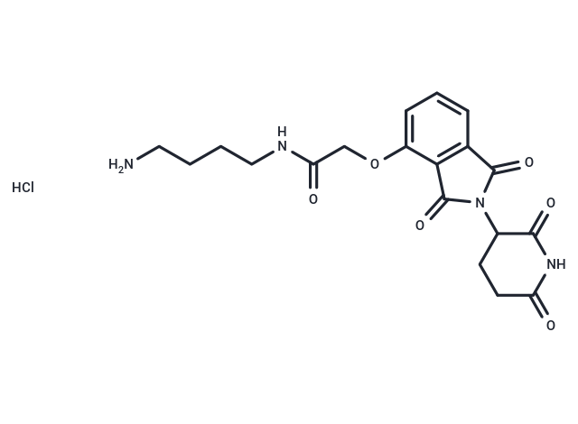 TargetMol Chemical Structure Thalidomide-O-amido-C4-NH2 hydrochloride