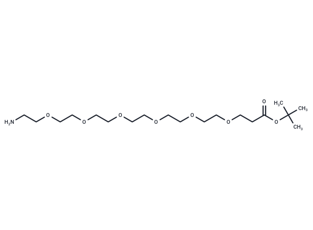 TargetMol Chemical Structure NH2-PEG6-Boc
