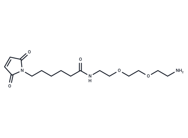 MC-PEG2-NH2 Chemical Structure