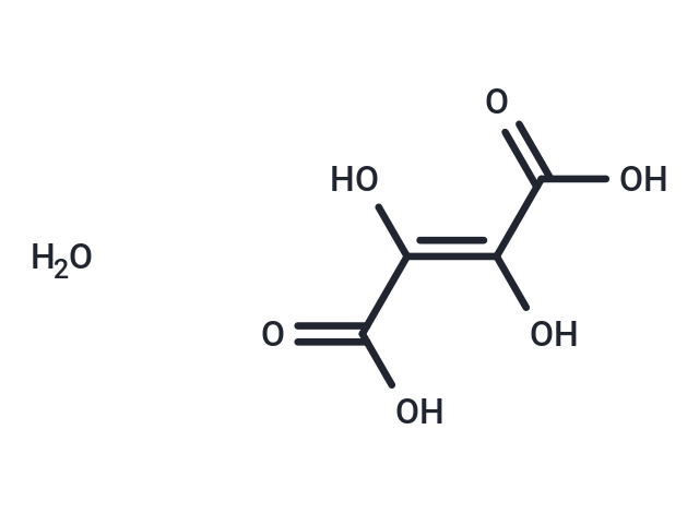 Dihydroxyfumaric acid hydrate Chemical Structure