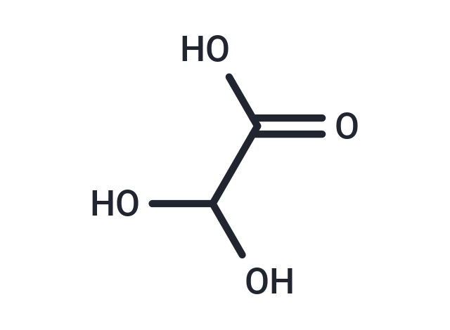 2,2-Dihydroxyacetic acid Chemical Structure