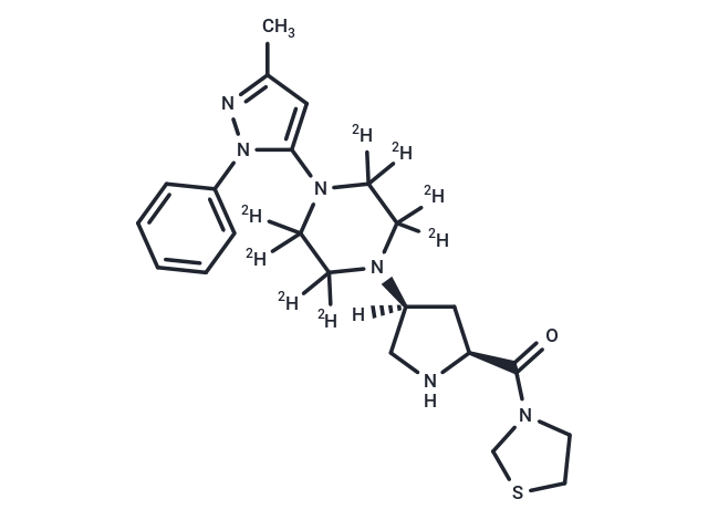 TargetMol Chemical Structure Teneligliptin D8