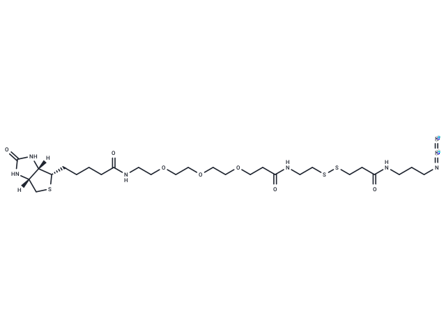 TargetMol Chemical Structure Biotin-PEG3-SS-azide