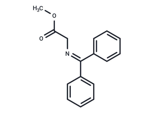 Methyl 2-((diphenylmethylene)amino)acetate Chemical Structure