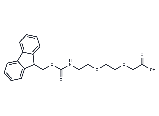 TargetMol Chemical Structure Fmoc-8-amino-3,6-dioxaoctanoic acid