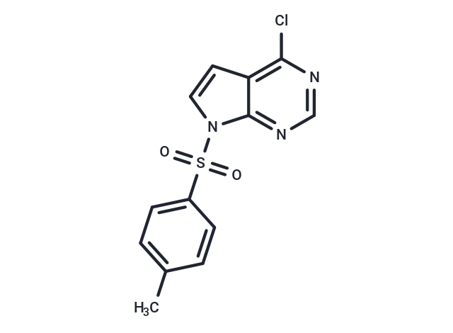 4-Chloro-7-tosyl-7H-pyrrolo[2,3-d]pyrimidine Chemical Structure