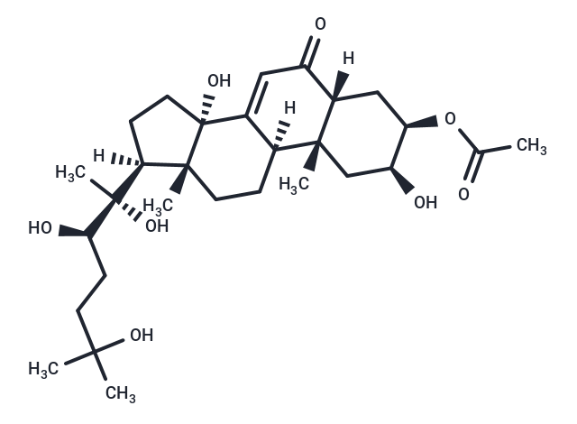 TargetMol Chemical Structure 3-O-Acetyl-20-Hydroxyecdysone