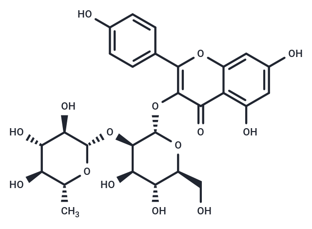 TargetMol Chemical Structure Kaempferol-3-O-glucorhamnoside