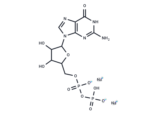 Guanosine 5'-diphosphate disodium salt Chemical Structure
