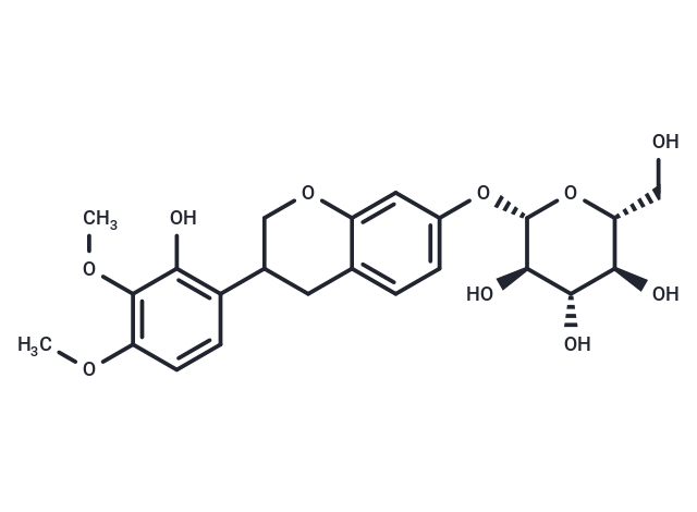 TargetMol Chemical Structure (Iso)-Isomucronulatol 7-O-glucoside