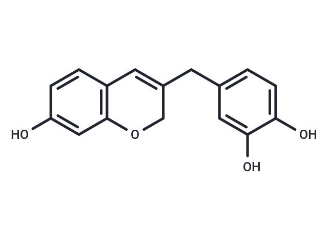 TargetMol Chemical Structure 7,3',4'-Trihydroxy-3-benzyl-2H-chromene