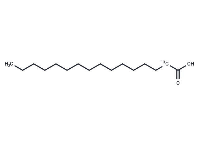 TargetMol Chemical Structure Palmitic acid-13C