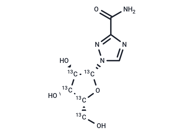 TargetMol Chemical Structure Ribavirin-13C5