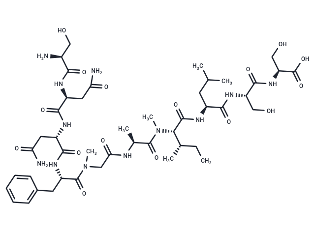 SNNF(N-Me)GA(N-Me)ILSS Chemical Structure