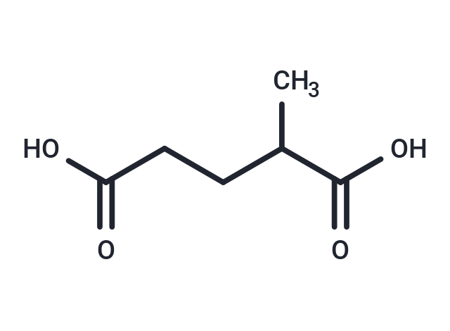 2-Methylpentanedioic acid Chemical Structure