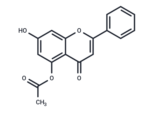 TargetMol Chemical Structure 5-Acetoxy-7-hydroxyflavone