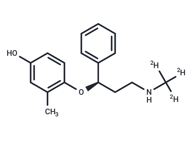 TargetMol Chemical Structure 4-Hydroxyatomoxetine D3