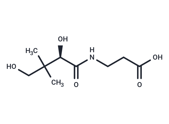 D-Pantothenic acid Chemical Structure