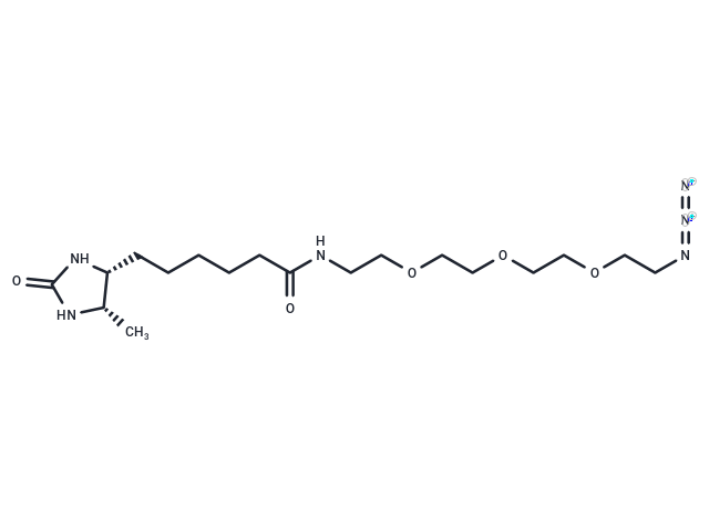 Azide-PEG3-Desthiobiotin Chemical Structure