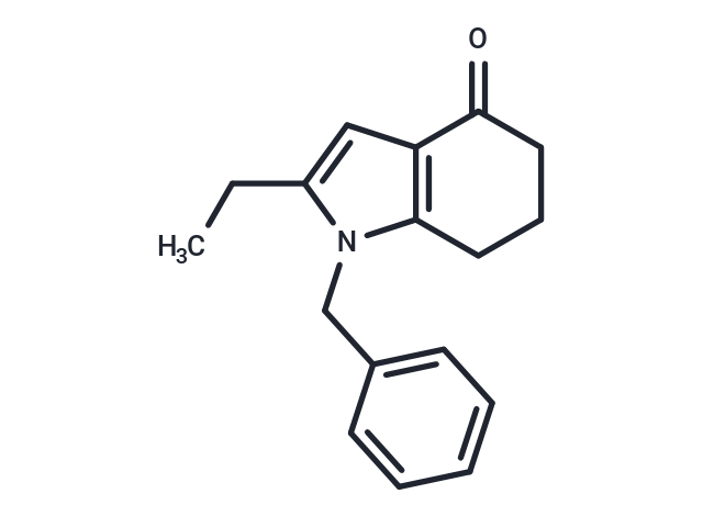 1-benzyl-2-ethyl-4,5,6,7-tetrahydro-1H-indol-4-one Chemical Structure