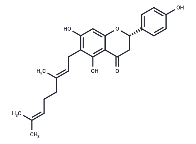TargetMol Chemical Structure 6-Geranylnaringenin