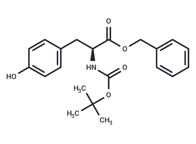 (S)-Benzyl 2-((tert-butoxycarbonyl)amino)-3-(4-hydroxyphenyl)propanoate Chemical Structure