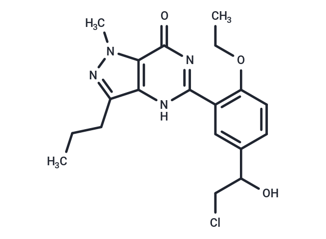 Hydroxychlorodenafil Chemical Structure