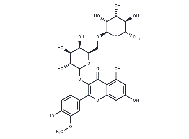 Isorhamnetin 3-robinobioside Chemical Structure