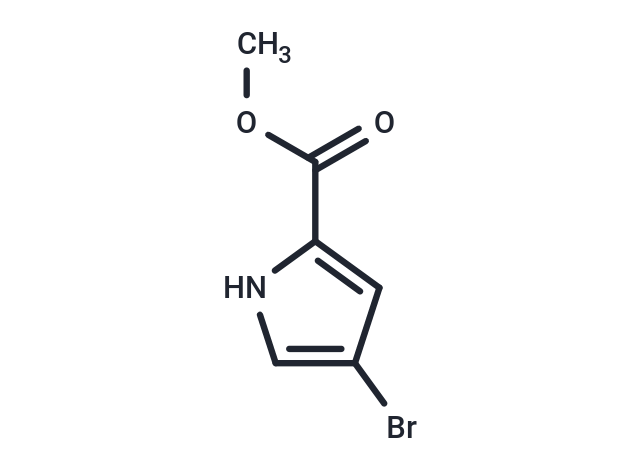 Methyl 4-bromopyrrole-2-carboxylate Chemical Structure
