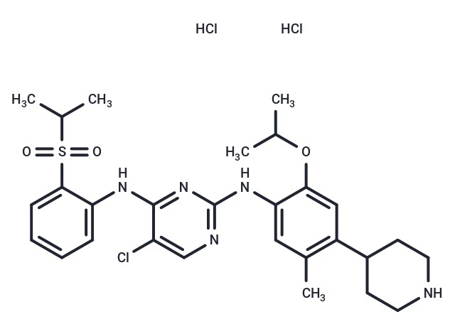Ceritinib dihydrochloride Chemical Structure