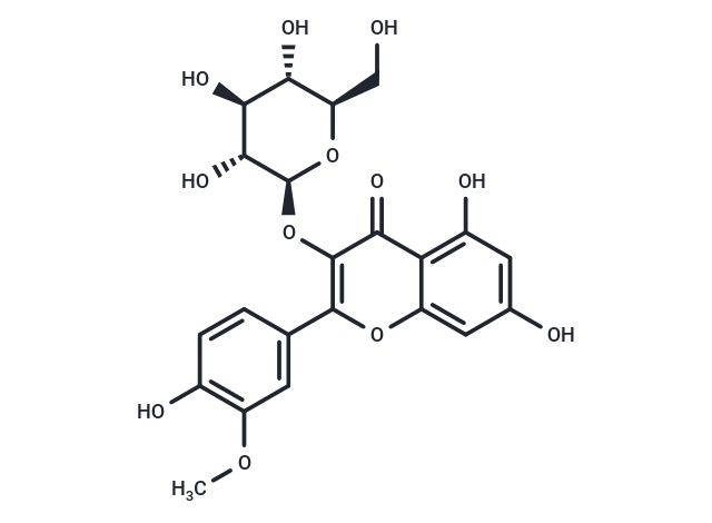 TargetMol Chemical Structure Isorhamnetin-3-O-glucoside