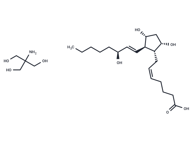 Dinoprost tromethamine salt Chemical Structure