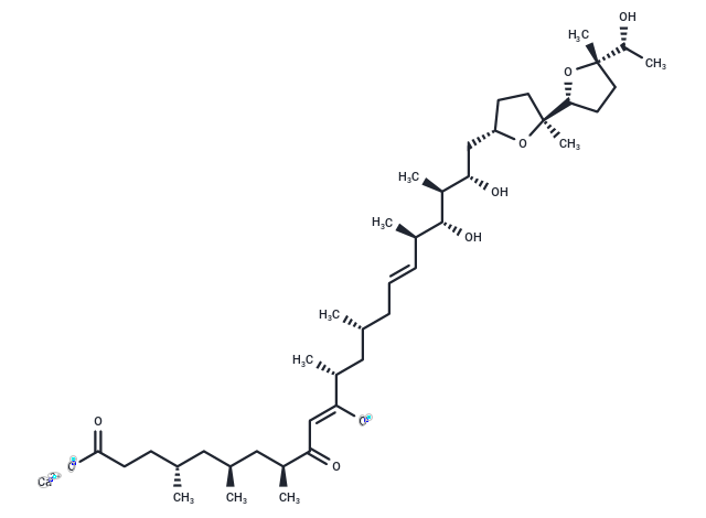 Ionomycin calcium Chemical Structure
