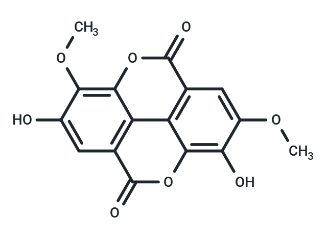 3,4'-Di-O-methylellagic acid Chemical Structure