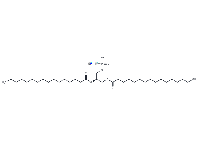 1,2-Dipalmitoyl-sn-glycerol 3-phosphate sodium Chemical Structure