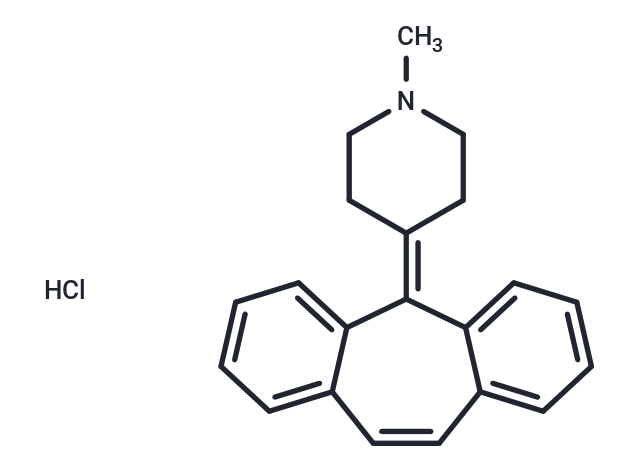 Cyproheptadine hydrochloride Chemical Structure
