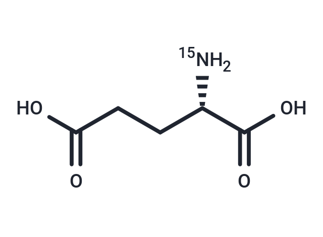 TargetMol Chemical Structure L-Glutamic acid-15N