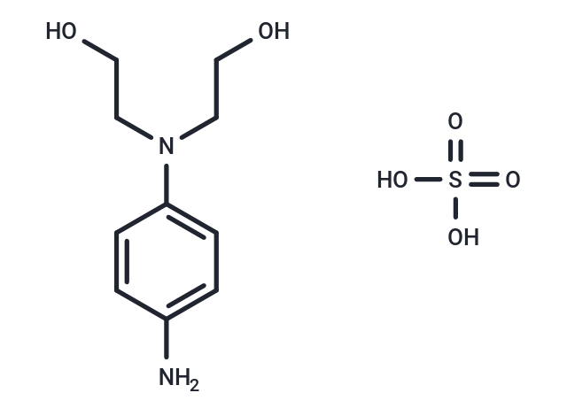 N,N-Bis(2-hydroxyethyl)-p-phenylenediami Chemical Structure
