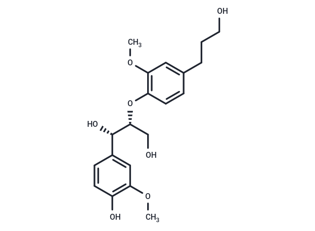 TargetMol Chemical Structure Erythro-Guaiacylglycerol β-dihydroconiferyl ether