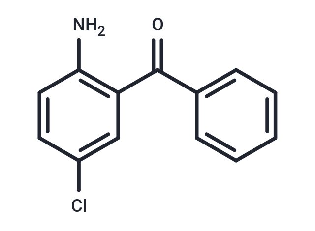 2-Amino-5-chlorobenzophenone Chemical Structure