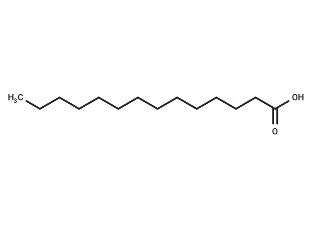 Myristic acid Chemical Structure