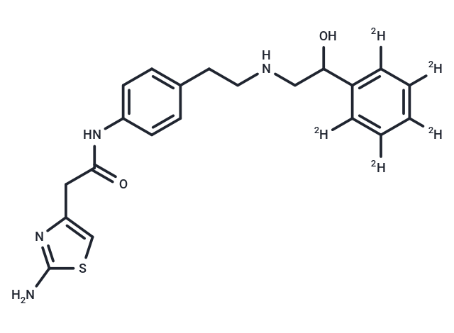 TargetMol Chemical Structure (Rac)-Mirabegron-d5