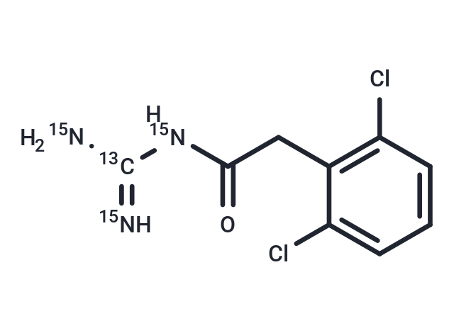 TargetMol Chemical Structure Guanfacine-13C,15N3